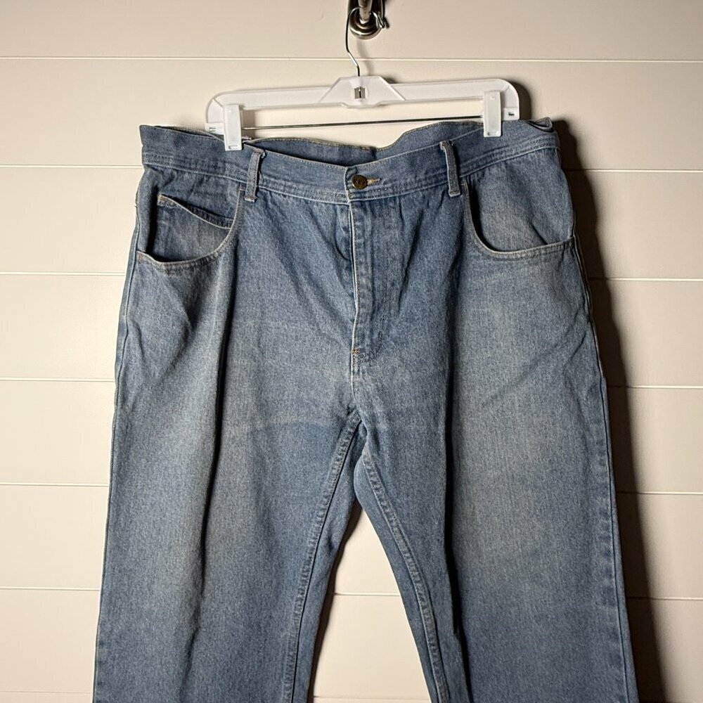Key Jeans 38x32 Men's Straight Leg Denim Jeans- Vintage - Picture 6 of 9